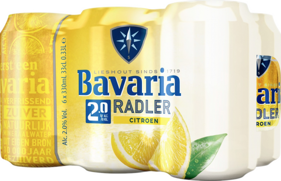 Bavaria Radler Lemon | Mix Van Pils En Citroensap | Biernet.nl